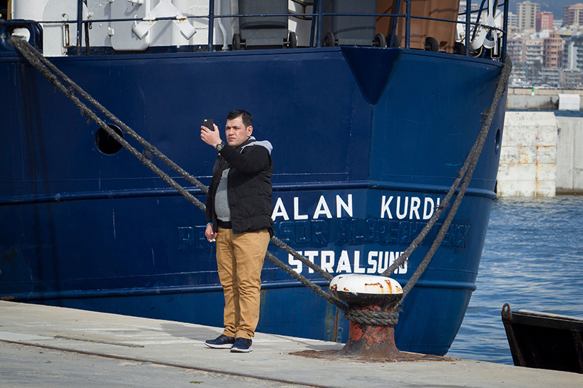 German migrant rescue ship renamed after Syrian Kurdish toddler Alan Kurdi. (Photo: AFP/Jaime Reina)
